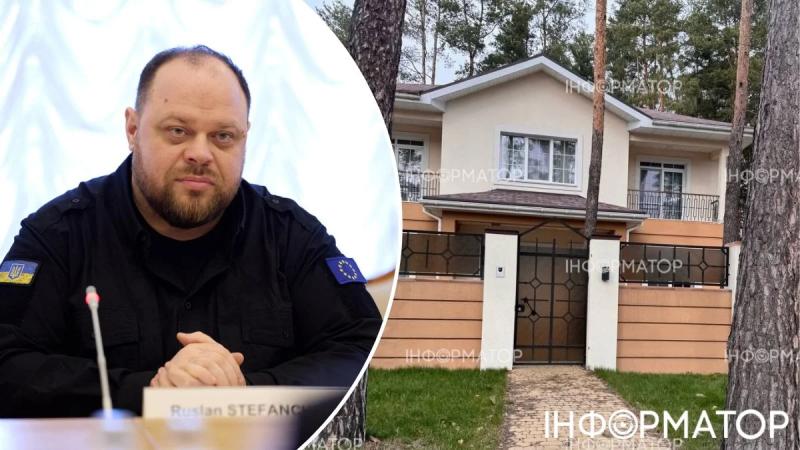 Руслан Стефанчук обживает загородный дом, который в декларации записал недостроем